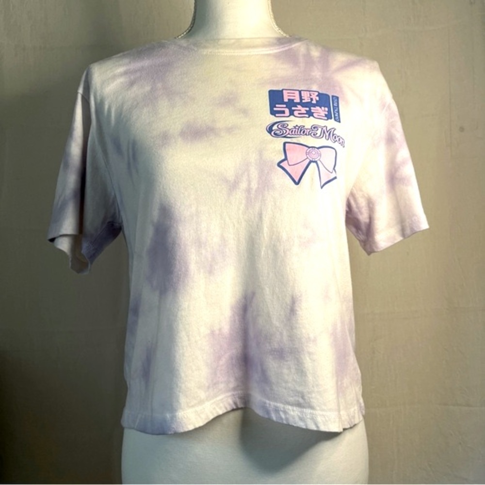 Sailor Moon Purple Tie Dye Graphic T-Shirt